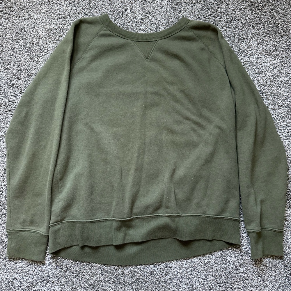 Old Navy Green Crewneck Sweater Classic Knit